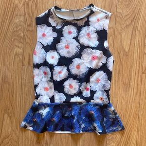 Zara peplum top. Size S
